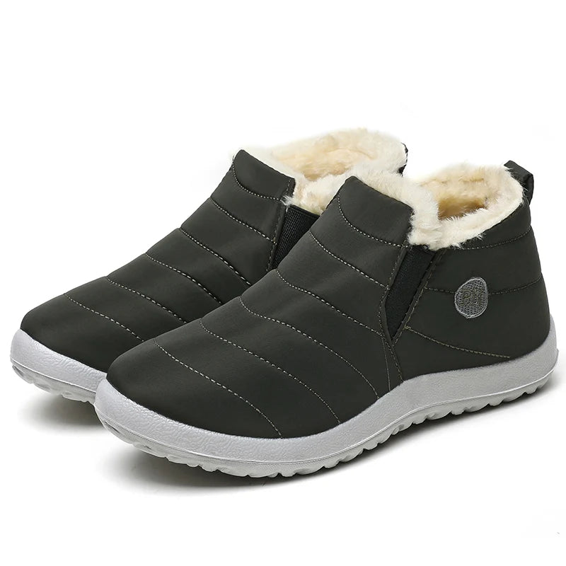 Men Boots Men's Winter Shoes Lightweight Fur Boots