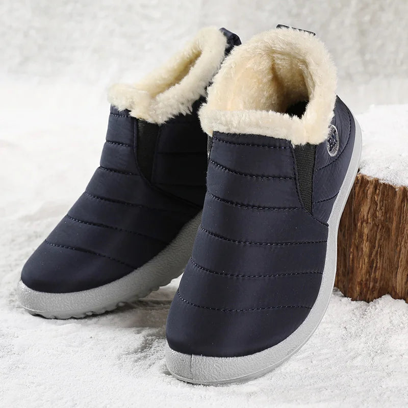 Men Boots Men's Winter Shoes Lightweight Fur Boots