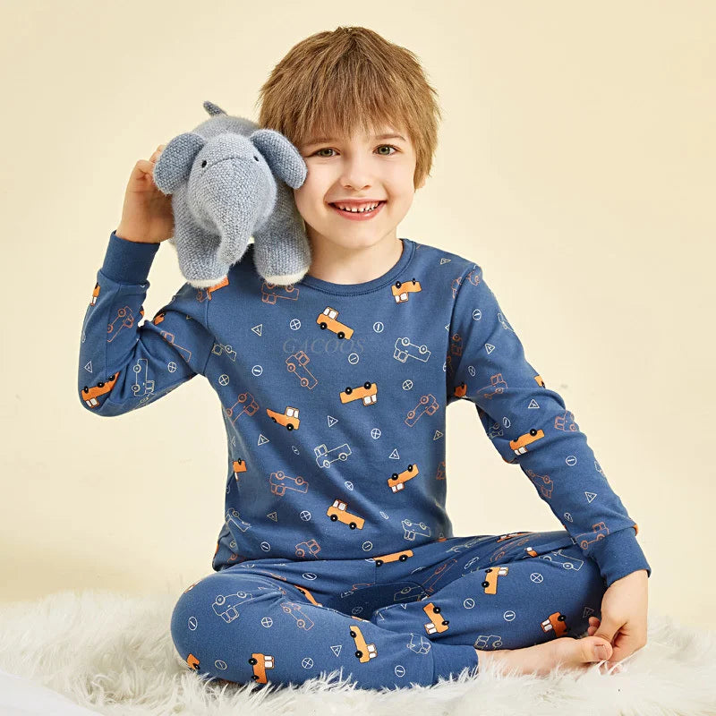 Children Pajamas Boys Totoro Cotton Clothes Pants Set Cartoon Sleepwear Kids Pajamas For Girls Toddler Baby Outfits Child Pyjama