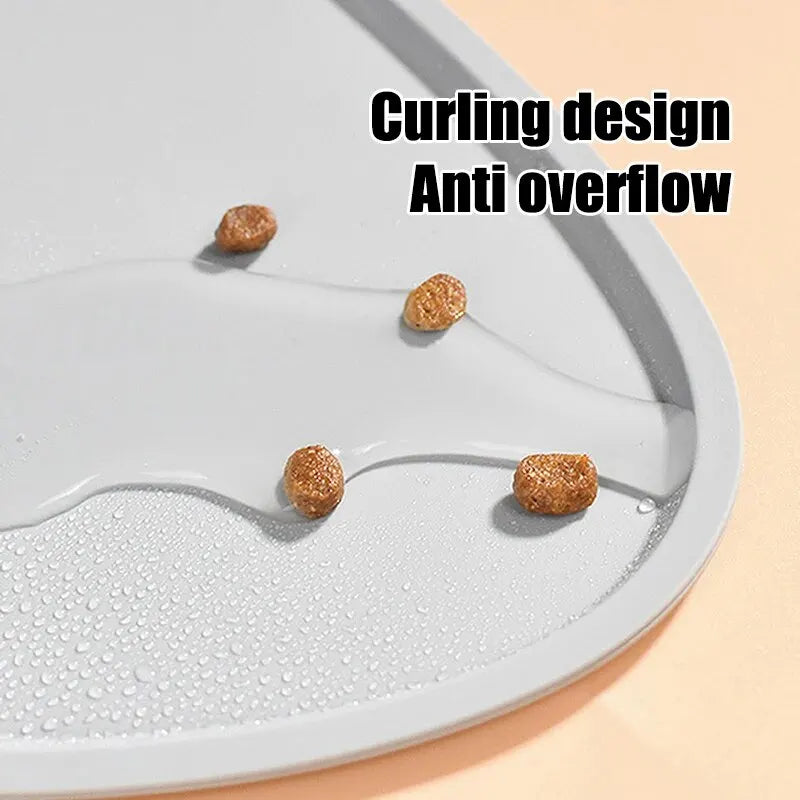 1PC Anti-Slip, Anti-Leakage, Water-Resistant And Easy-To-Clean Pet Silicone Placemat For Cats And Dogs. Placemat.