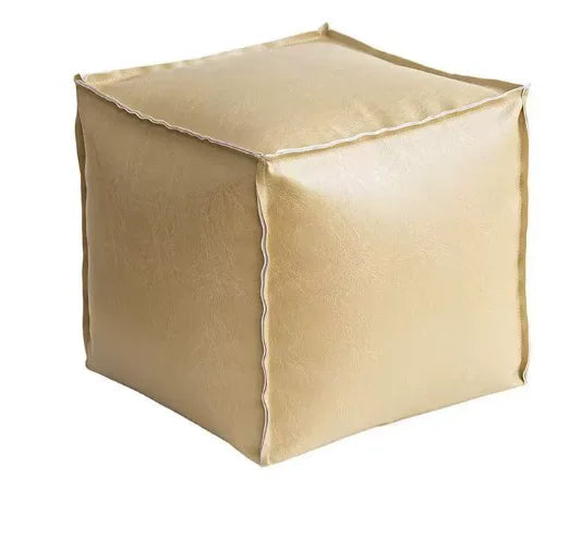 Light luxury leather pier tatami floor storage seat cushion living room household pier pu leather futon seat cushion