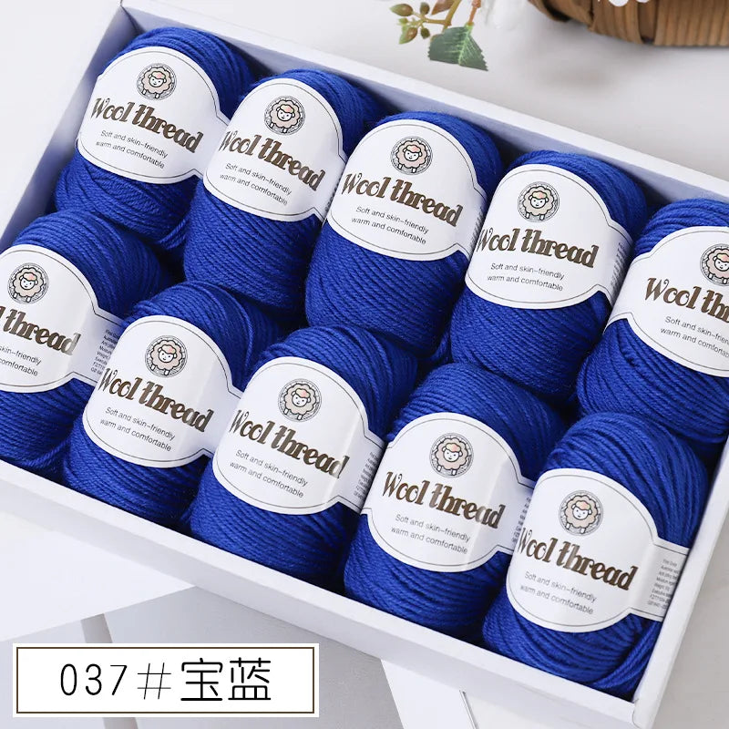 1pc Warm 70% merino wool blend thread handmade DIY sweater scarf anti-pilling wool ball
