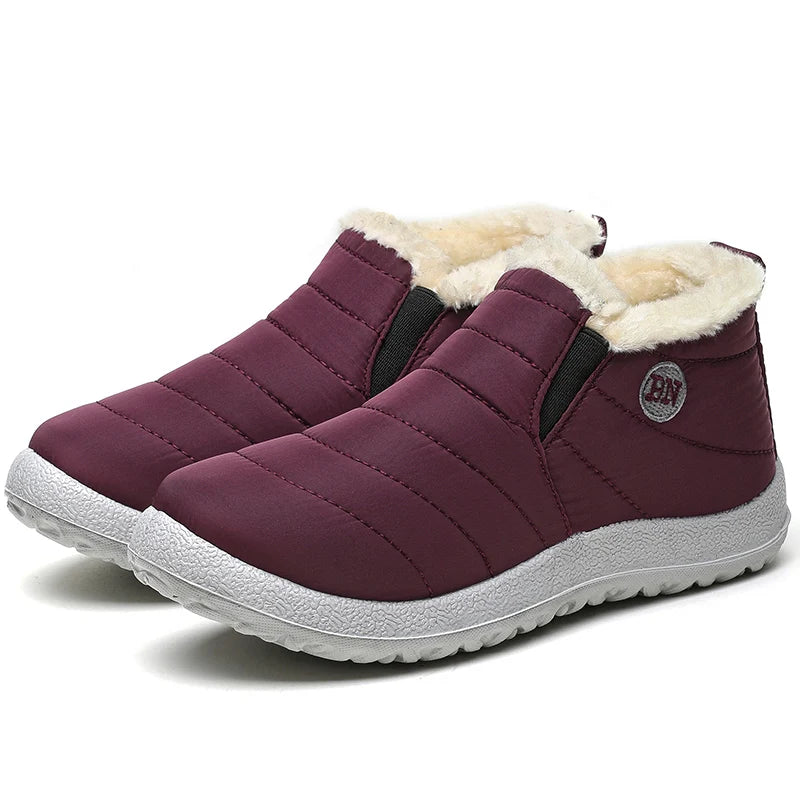 Men Boots Men's Winter Shoes Lightweight Fur Boots