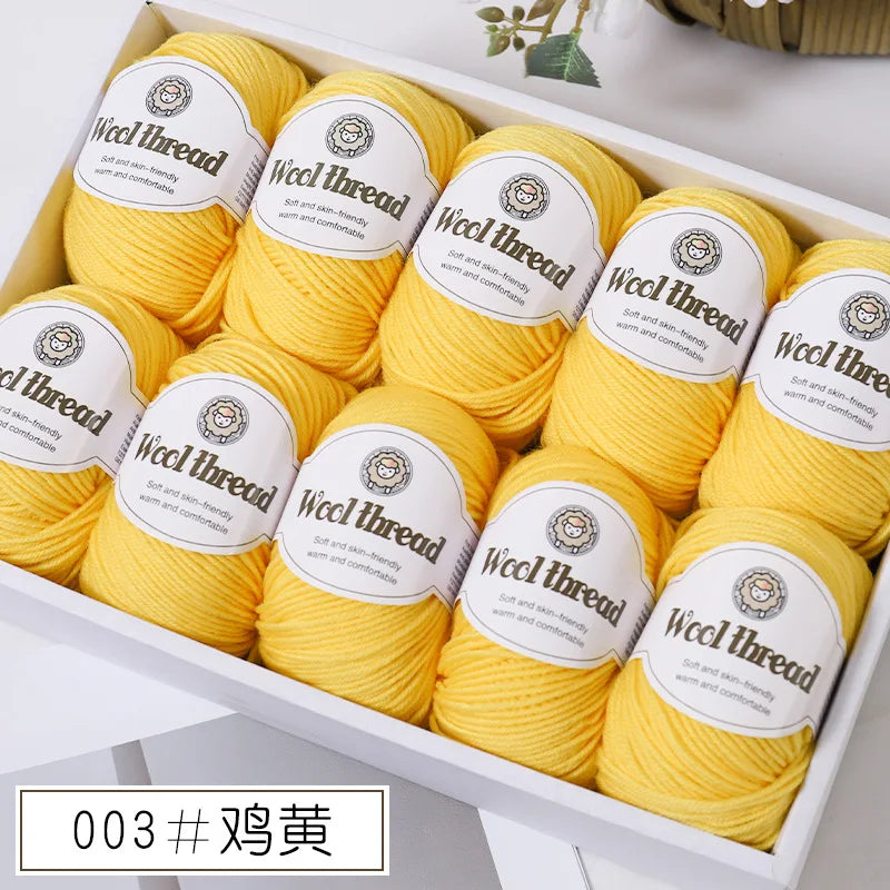 1pc Warm 70% merino wool blend thread handmade DIY sweater scarf anti-pilling wool ball
