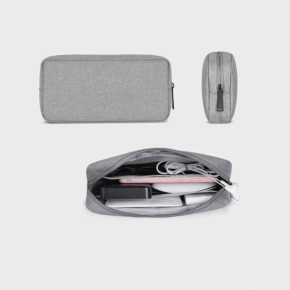 1PC Digital Accessories Storage Bag New Removable Zipper Bag Usb Flash Drive Headphone Bag Mobile Power Pack