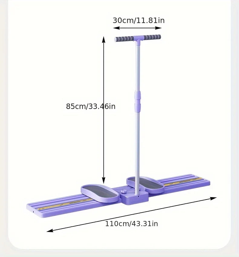 Ski machine - full body fitness equipment, suitable for hip, leg, and waist training. Adjustable resistance, detachable