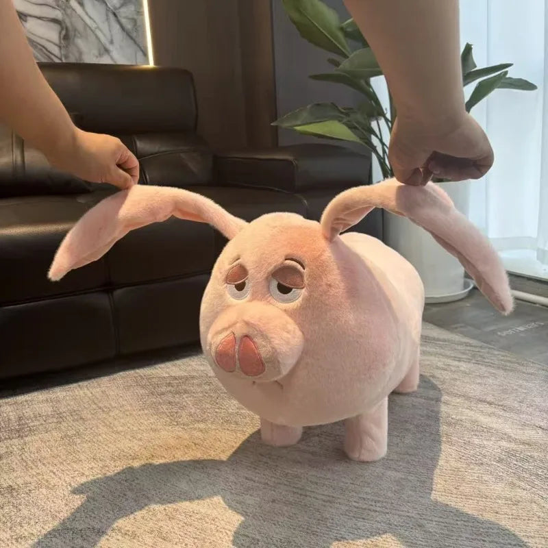 Around Nezha, Taiyi real people mount flying pigs, dolls can sit on benches, cute piglets, pig stools, seats, low stools