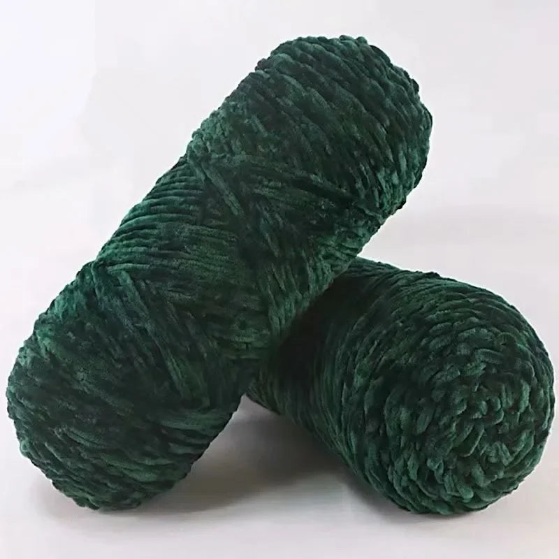 DIY 100% Polyester 100g Velvet Yarn Amigurumi Accessories Dolphin Baby Plush Yarn Soft Chenille Yarn for Knitting  1 Skein 130M