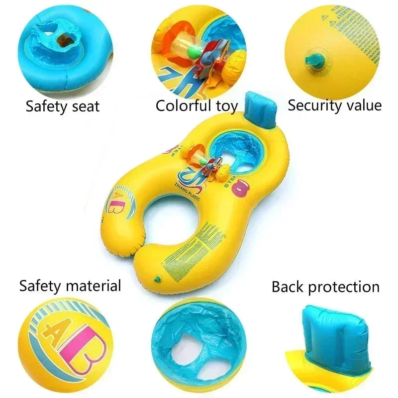 Inflatable Parent-Child Swimming Ring