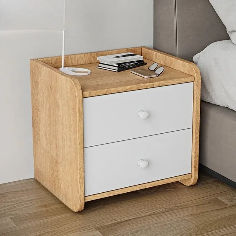 Bedside table Modern simple bedroom Bedside table Small bedside chest storage cabinet Household high-end shelves