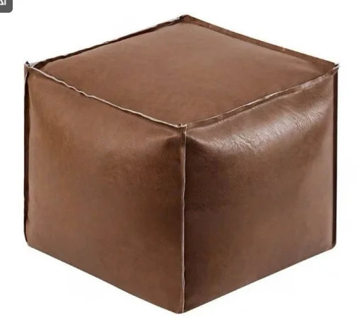 Light luxury leather pier tatami floor storage seat cushion living room household pier pu leather futon seat cushion