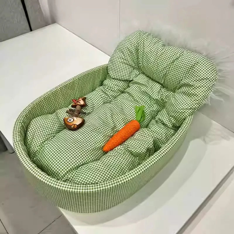 Macaron dog bed pet kennel kennel four seasons universal winter dopamine cat nest deep sleeping nest pet supplies spot