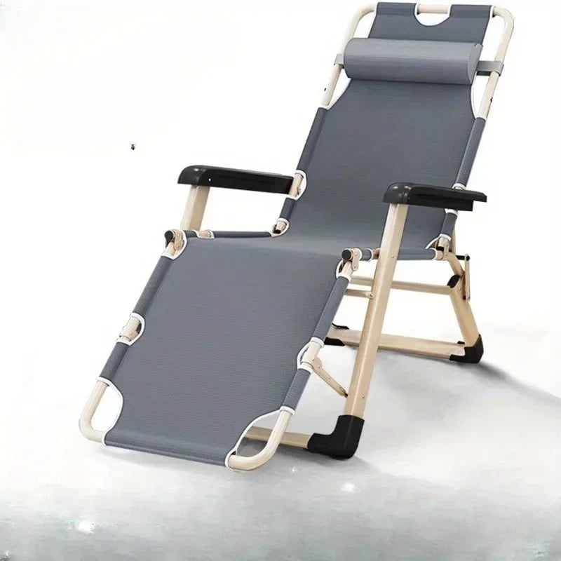 lunch break recliner, courtyard chair, beach chair, office folding bed, lunch break balcony outdoor escort portable