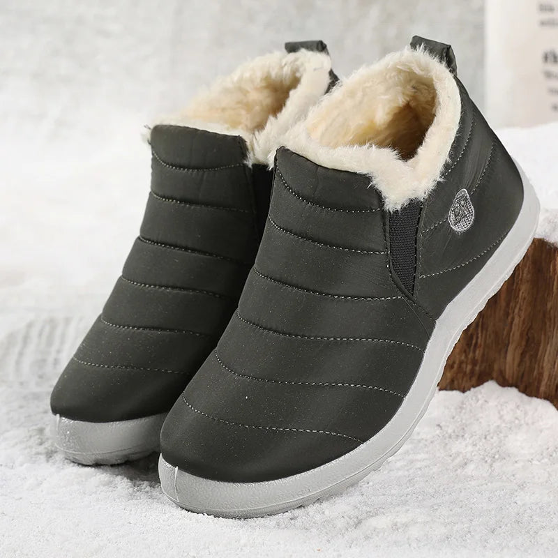 Men Boots Men's Winter Shoes Lightweight Fur Boots