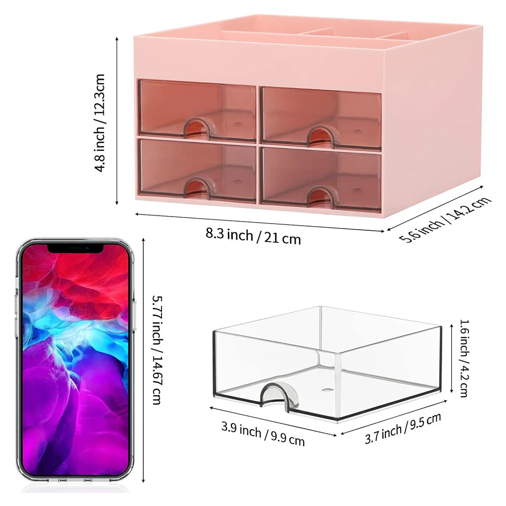 1PC Pen Holder Storage Box - Cute Student Stationery Storage Box - Multi-Functional, Large-Capacity, School Start Storage