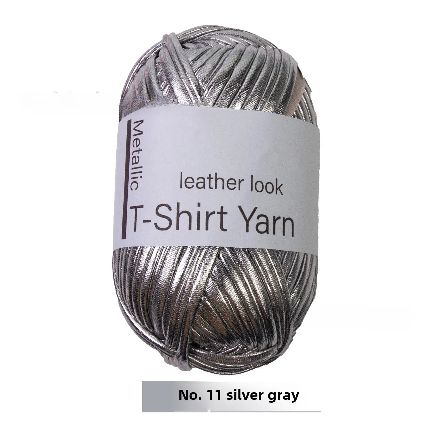 Metallic T-shirt yarn Metallic gloss cloth line DIY hand-woven wool ball