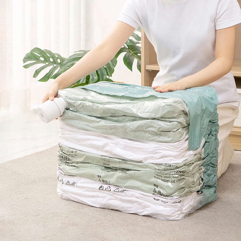1PC Vacuum Compression Storage Bag - Specially Designed For Clothes And Bedding. Halloween Clothing Storage And Compression Bag.