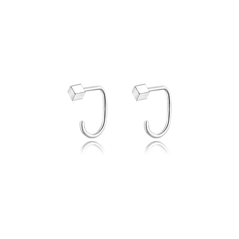 Fashion Stainless Steel Square Earrings