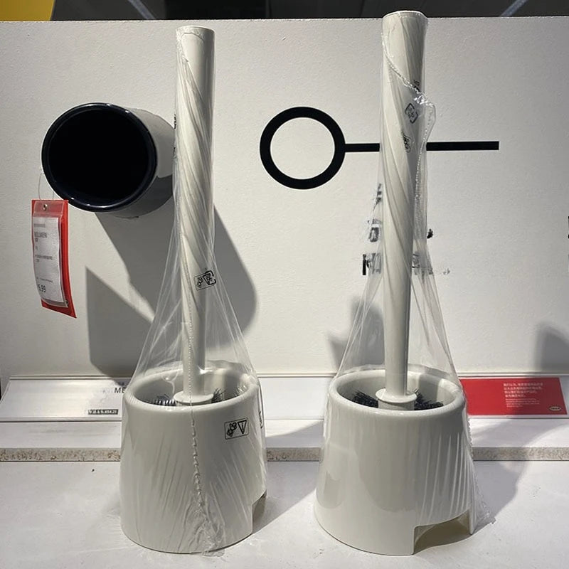Toilet brush set, toilet cleaning, toilet scrubbing, Bermont bathroom, household toilet, toilet brush cleaning