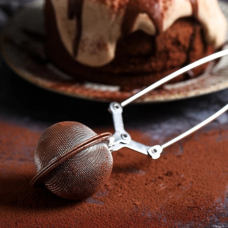 1PC Stainless Steel Dusting Ultrafine Sieve Pot Baking Matcha Sieve Cocoa Powder Sugar Powder Sieve