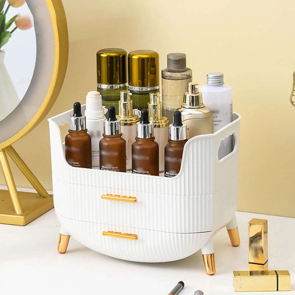 1PC Cosmetics Storage Box - Large Capacity Lipstick And Facial Mask Storage Box - Classified Storage And Display Stand