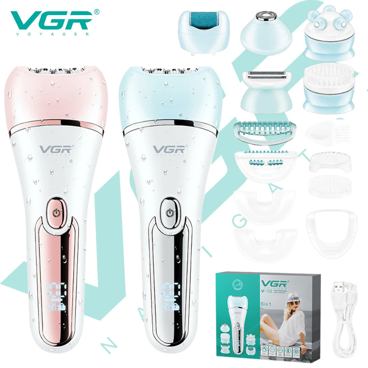 VGR 733 Epilator for Women