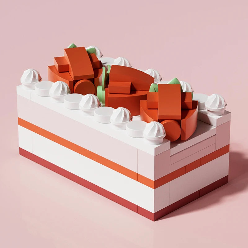 ToylinX Cute Dessert Toys Model Building Blocks 12 Types Plastic Cake Blocks Toys Girls Birthday Gift For Boys Girls and Friends