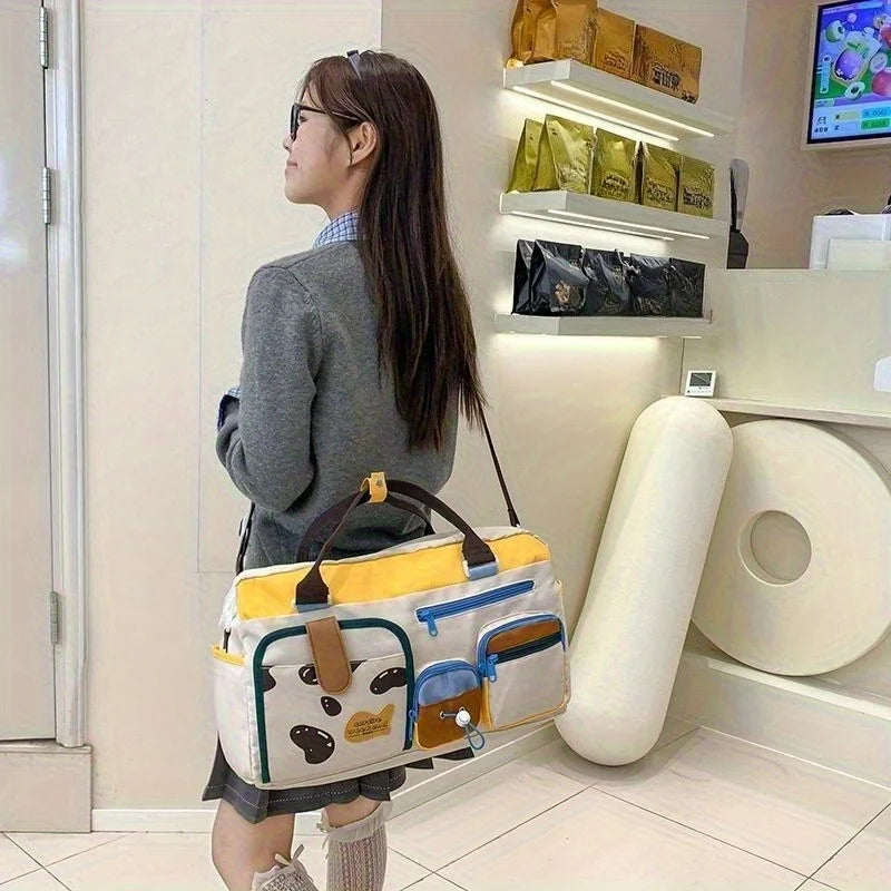 Short trip dopamine large capacity yoga portable fitness maternity bag women's luggage bag travel storage bag lightweight