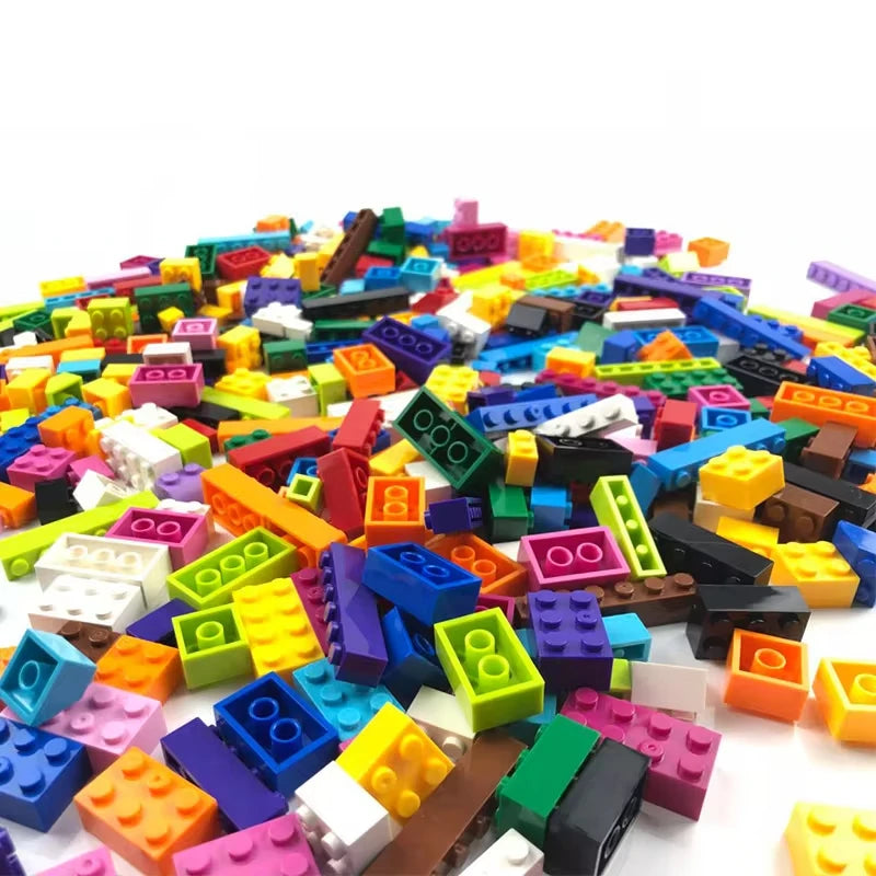 1000PCS DIY building blocks bulk set Urban creative Classic building blocks Assembled birthday gift children's educational toys