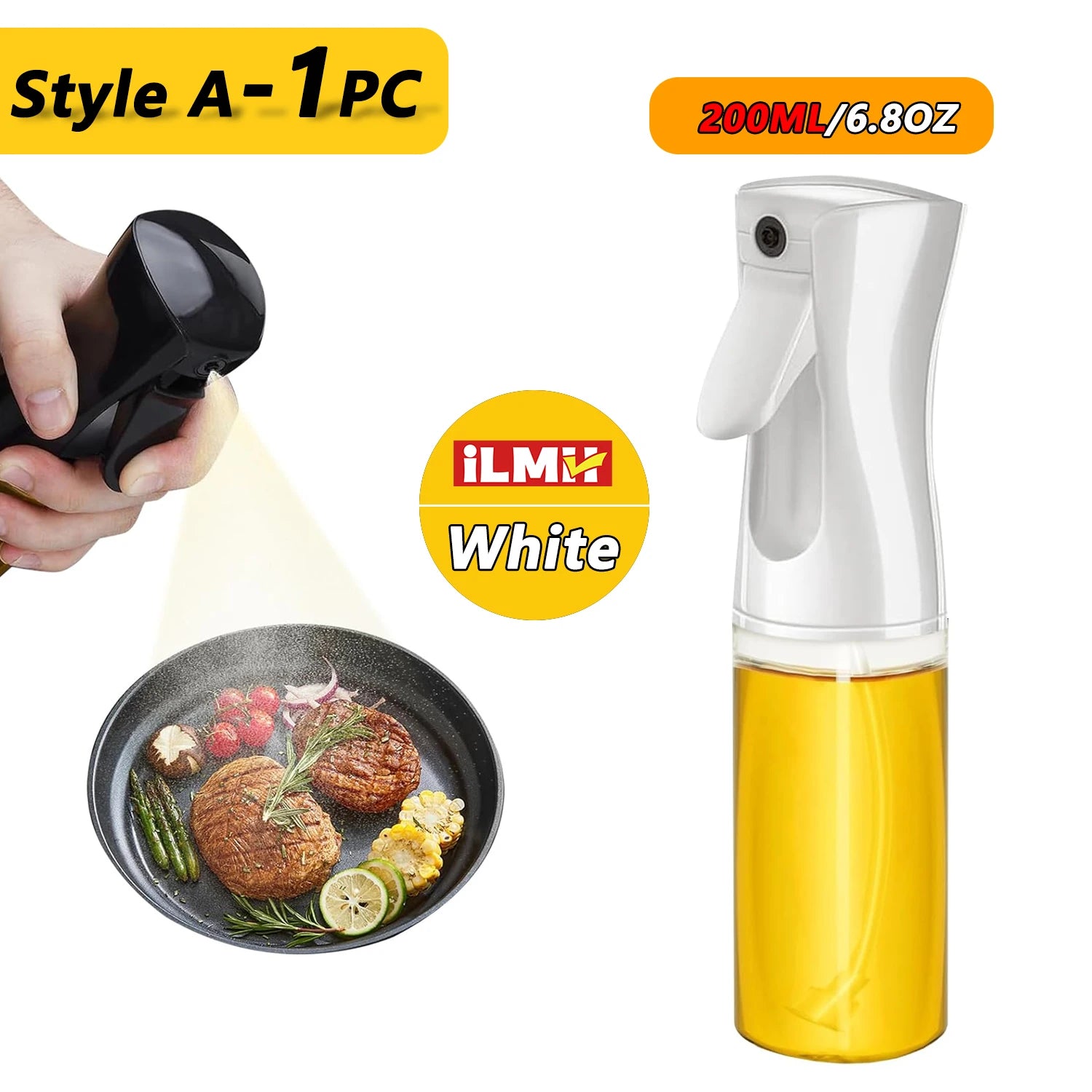 200/300/500ml Oil Spray olive oil spray Bottle Kitchen Cooking Dispenser Camping Baking Vinegar Soy Sauce Sprayer Containers