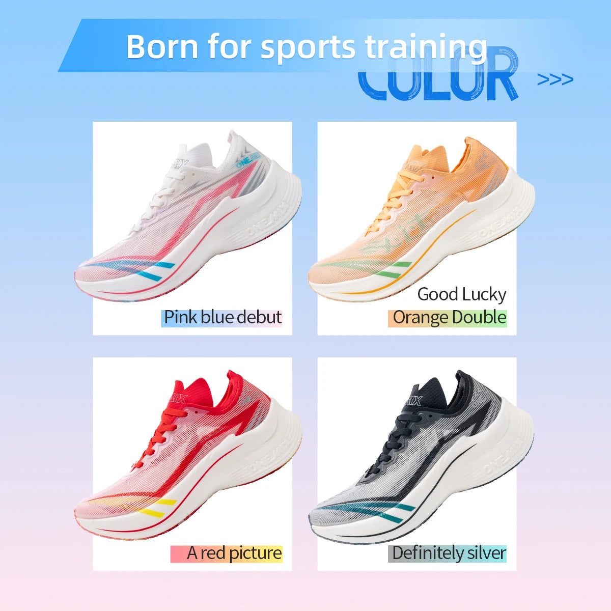 ONEMIX Carbon Plate Marathon Running Shoe Pro