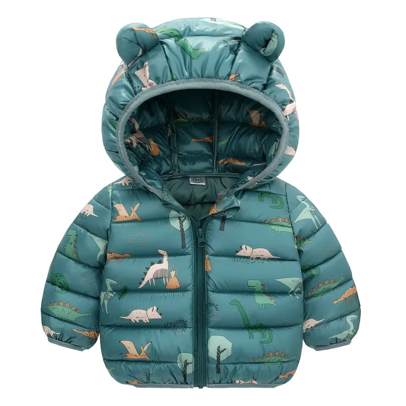 2025 Baby Girls Jacket  Spring Autumn Winter Jacket For Girls Coat Kids Warm Hooded Outerwear Children Clothes Infant Girls Coat