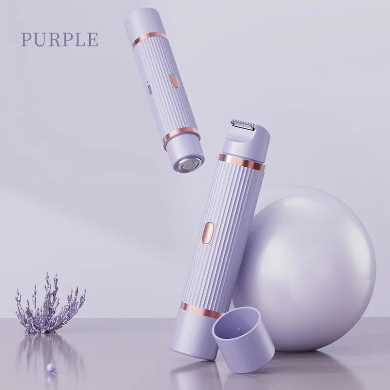 Hair remover Ladies double head shaver Private pubic hair trimmer Electric shaving knife Ladies hair removal instrument