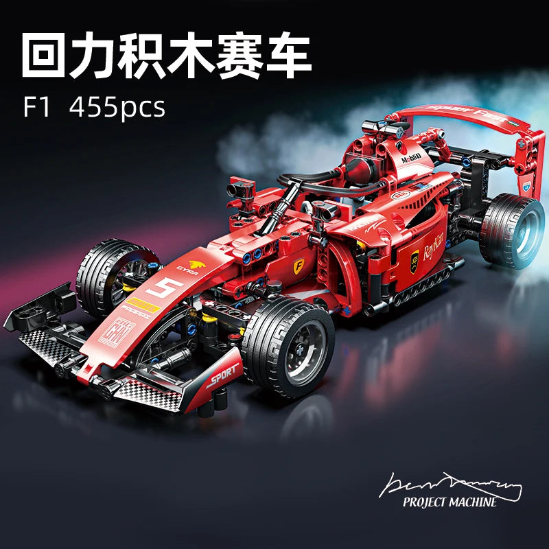 ToylinX F1 RC Race Cars Building Sets MOC Remote Control Car Building Blocks Cool Collectible Model Car Kits Building Toys