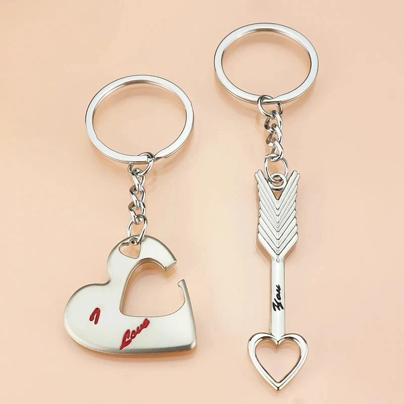 Lovers Heart Keychains