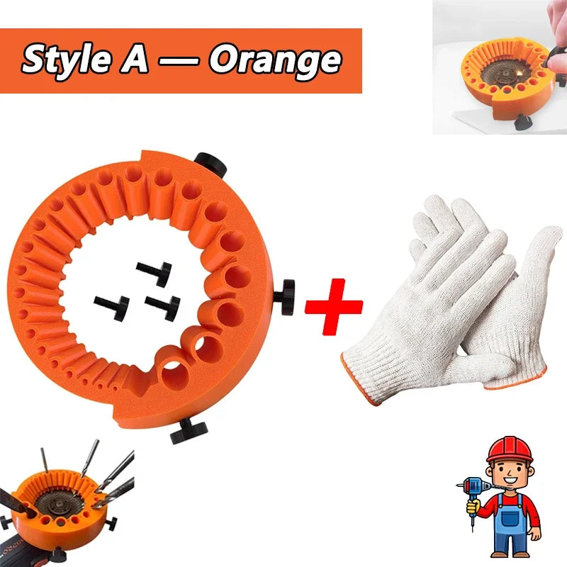 2-13mm Drill Bit Sharpener Grinder Multi-specification Power Drill Bit Grinding Portable Drill Power Abrasive Tools for Grinding