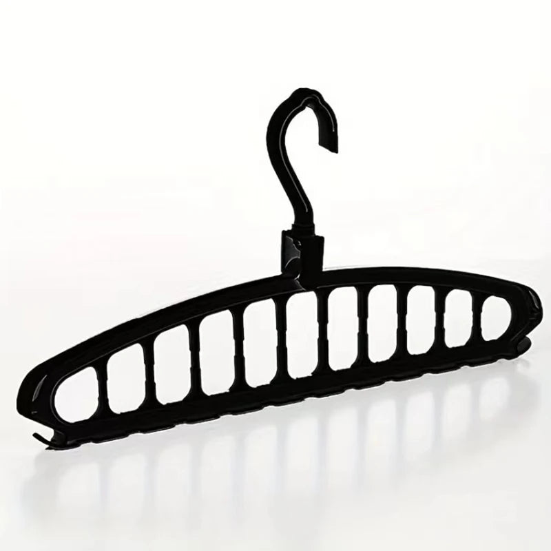 1PC Multi-Functional Rotating Coat Rack Student Dormitory Home Non-Slip Folding Clothes Rack 11-Hole Clothes Rack Storage Device