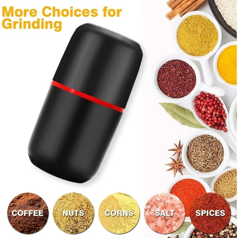 150W Electric Coffee Herb Grinder 120g Large Capacity Spice Grinder with Stainless Steel Blade for Coffee Beans,Nuts,Seeds,Grain