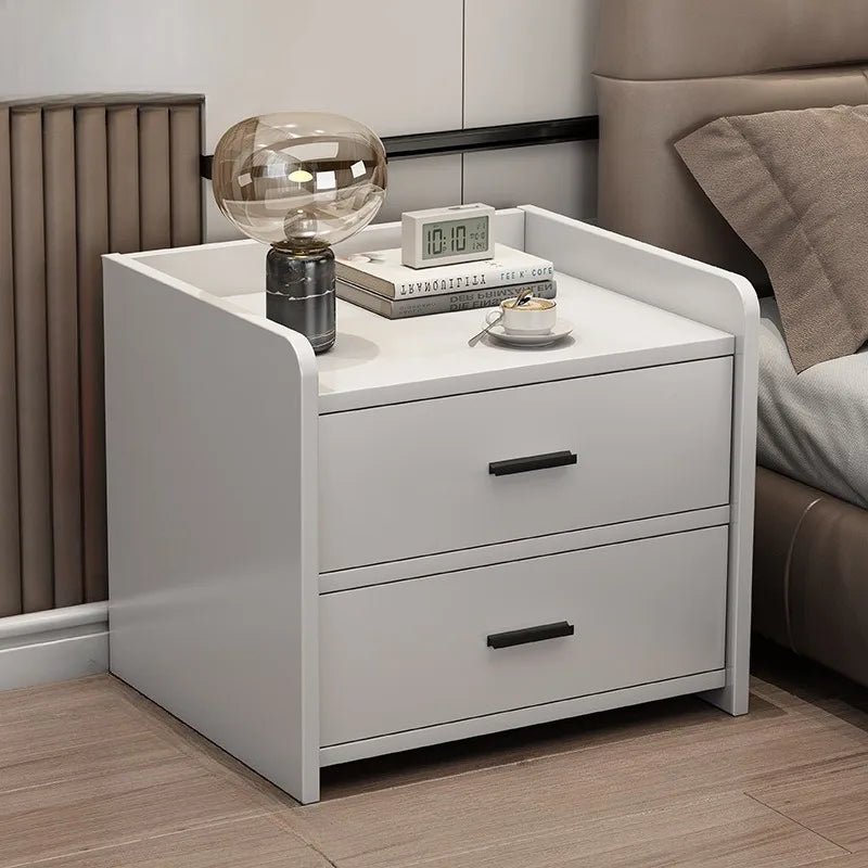 Bedside table Modern simple bedroom Bedside table Small bedside chest storage cabinet Household high-end shelves