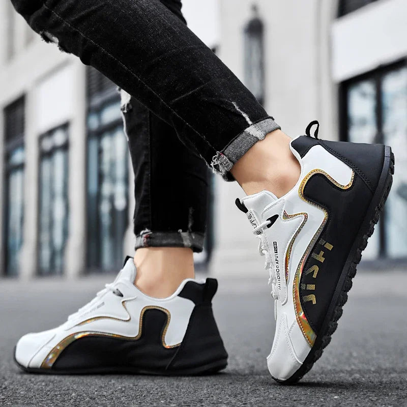 Men's PU Leather Waterproof Sneakers