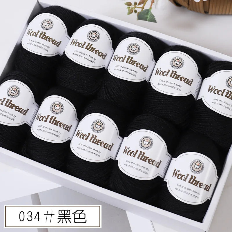 1pc Warm 70% merino wool blend thread handmade DIY sweater scarf anti-pilling wool ball
