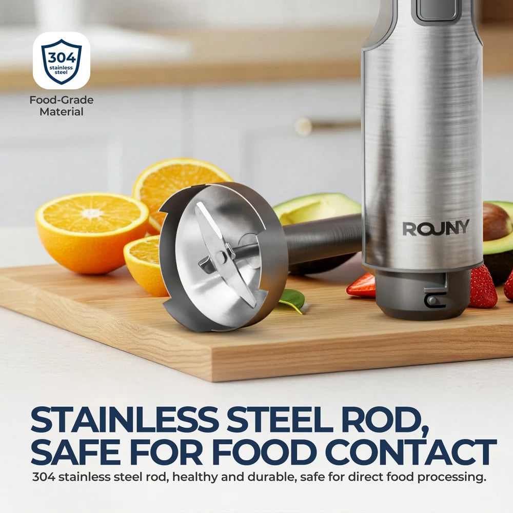 ROUNY 4-in-1 Hand Immersion Blender