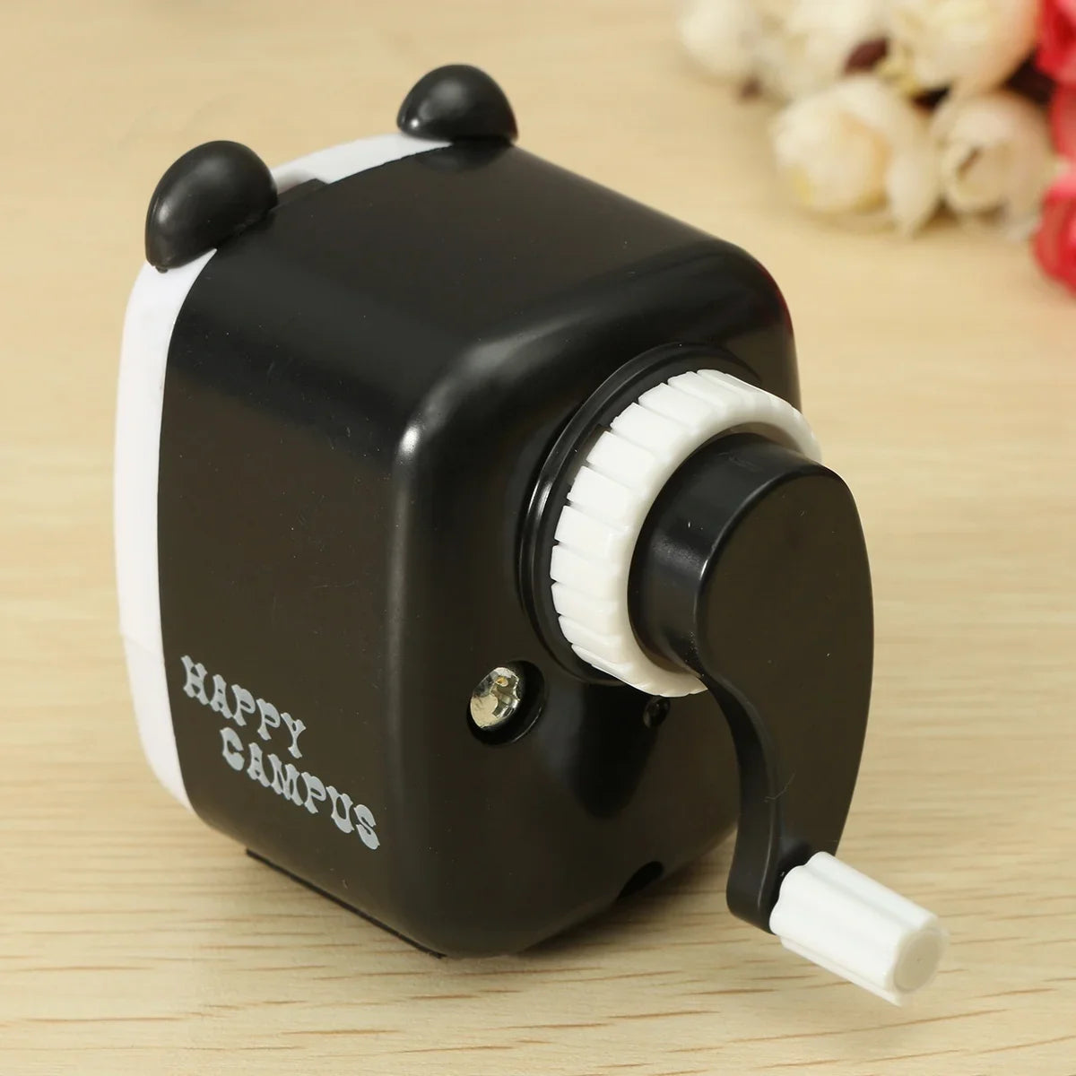 Random Logo Sign Animal Shaped Cartoon Panda Tiger Pencil Sharpener Kids School Sipplies Home Office Desktop