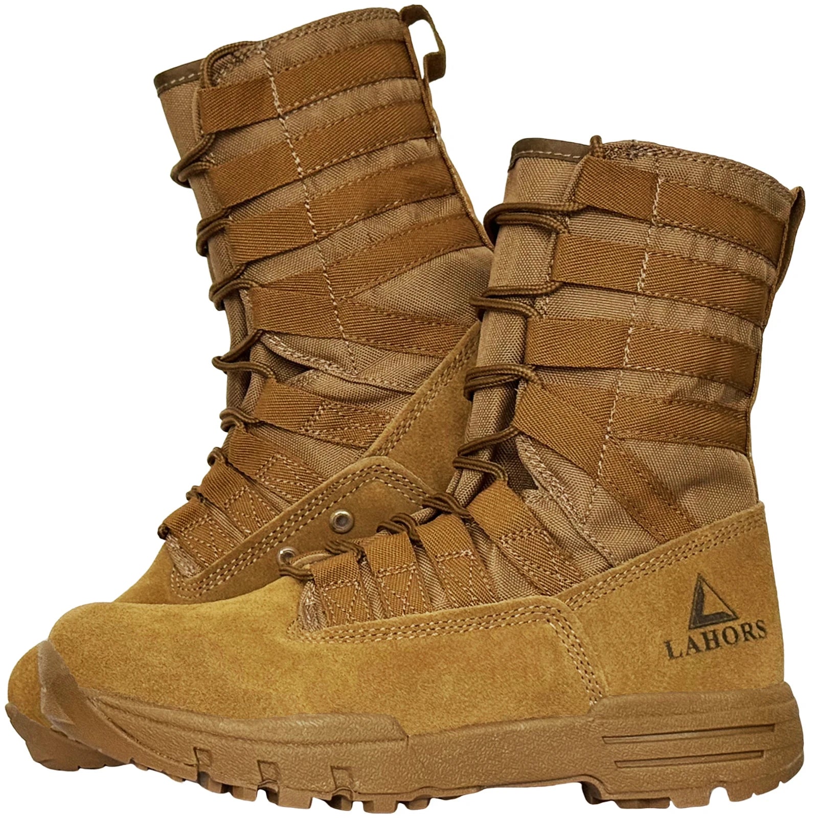 LAHORS Lightweight Suede Leather Tactical Combat Boots