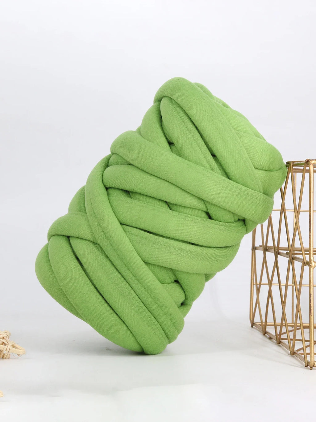 500G Thick Chunky Yarn Cored Cotton Wool Tube Yarn for DIY Blanket Hat Bulky Arm Roving Handwork Knitting Spin Yarn