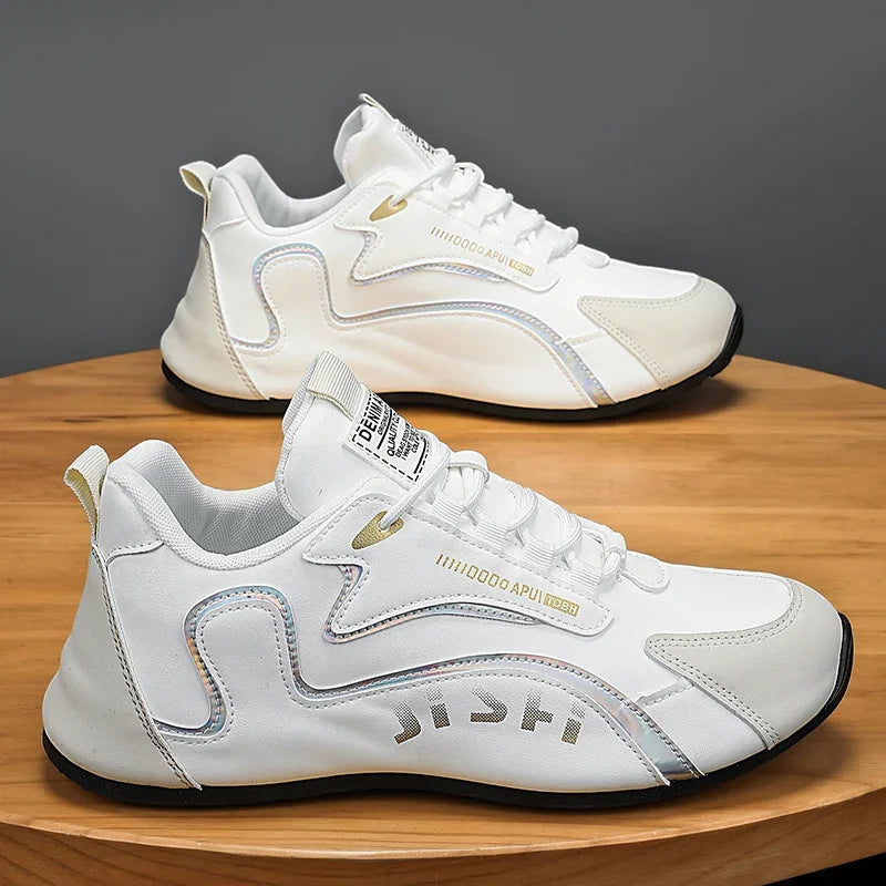 Men's PU Leather Waterproof Sneakers