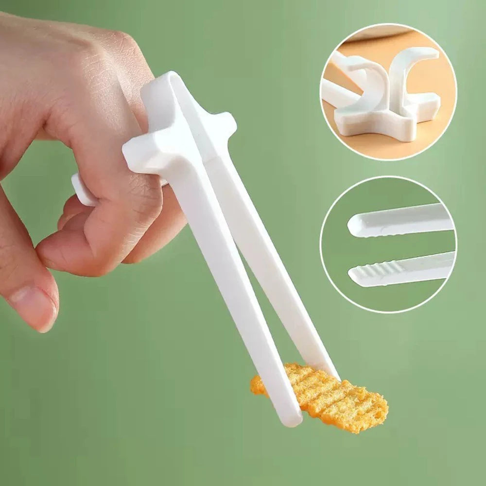 1PC/2PCS Lazy Fingers Chopsticks Play Games Eat Snacks Clip Brush Video Without Dirty Hands Food Clip