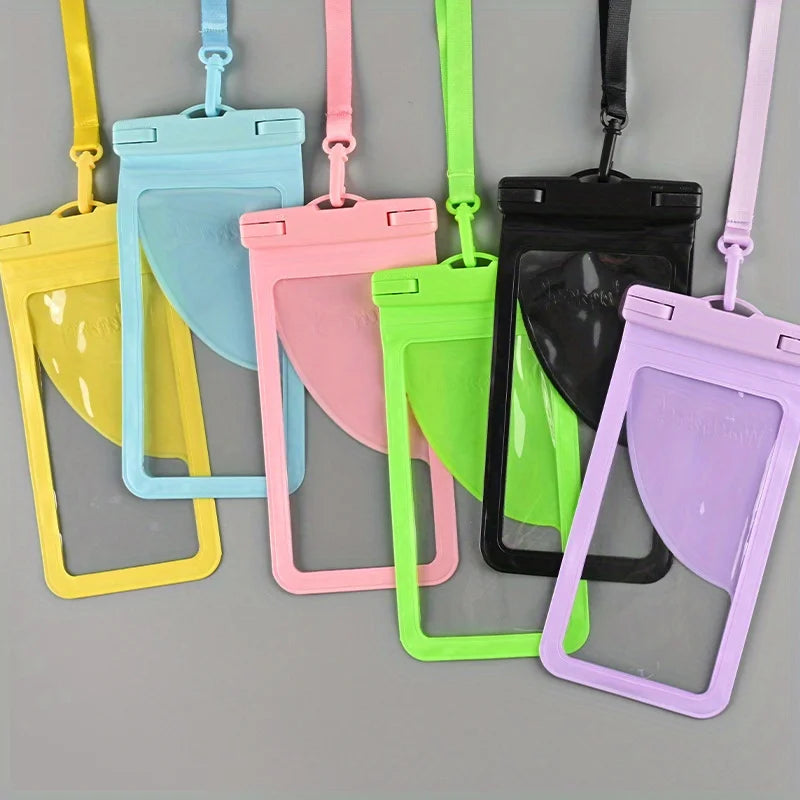 Waterproof Mobile Phone Bag with Touchscreen Compatibility Double-Sided Transparent High Definition Outdoor Swimming Bag