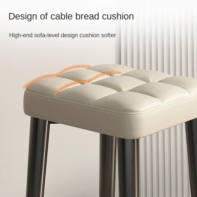 Makeup stool girls bedroom dresser chair simple makeup chair online celebrity soft bag dressing square stool
