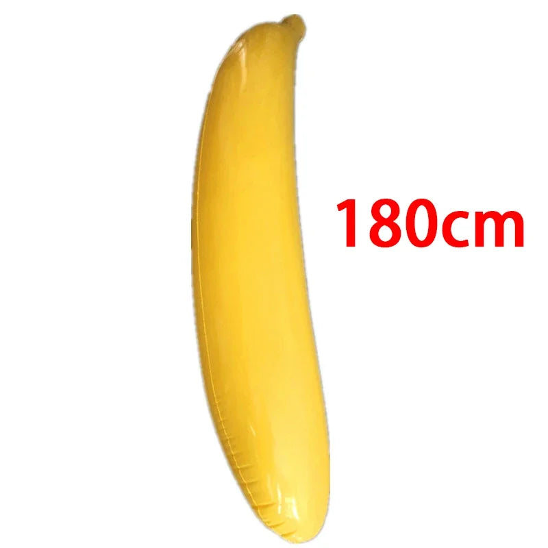 180cm Giant Inflatable Toy Banana Balloon Festival Party Inflatable Decoration Atmosphere Photo Prop Garden DIY Inflatable Model